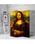 Διακοσμητικό Παραβάν Σε Καμβά Leonardo Da Vinci Mona Lisa