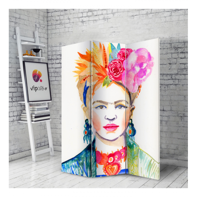 Διακοσμητικό Παραβάν  Σε Καμβά Frida Kahlo