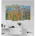Πίνακας Καμβάς Τετράπτυχος Acrylic Painting -  Ακρυλική ζωγραφική