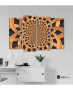 Πίνακας Καμβάς Τετράπτυχος Wooden Design -  Ξύλινο σχέδιο