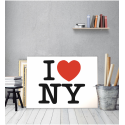 Πίνακας Καμβάς i love new york