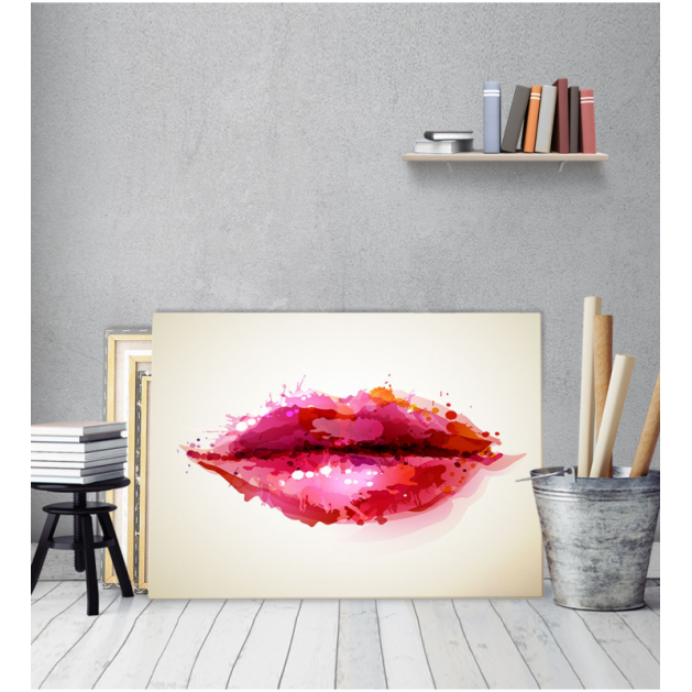 Πίνακας Καμβάς art lips
