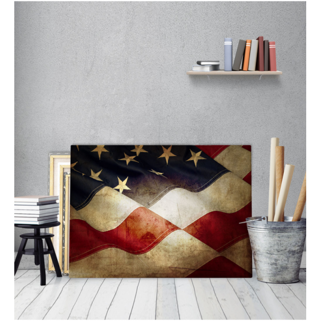 Πίνακας καμβάς Αμερικάνικη Σημαία - american flag