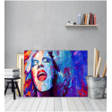 Πίνακας καμβάς με εκτύπωση Art Girl Pop Art