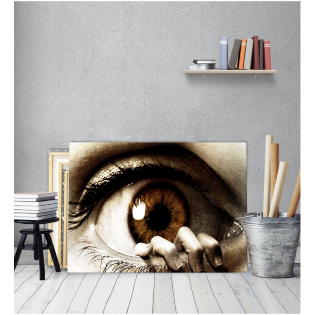 Πίνακας Καμβάς eyes hand