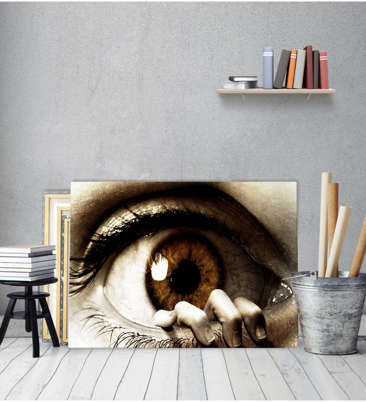 Πίνακας Καμβάς eyes hand