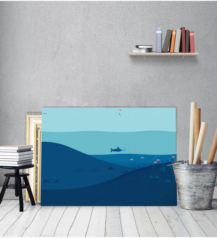 Πίνακας Καμβάς Fish Tank