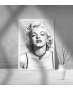 Εκτύπωση σε Αφίσα φωτογραφικό Χαρτί Merlin Monroe Grayscale