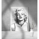Εκτύπωση σε Αφίσα φωτογραφικό Χαρτί Merlin Monroe Grayscale