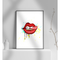 copy of Εκτύπωση σε Αφίσα φωτογραφικό Χαρτί clipart lipstick kiss