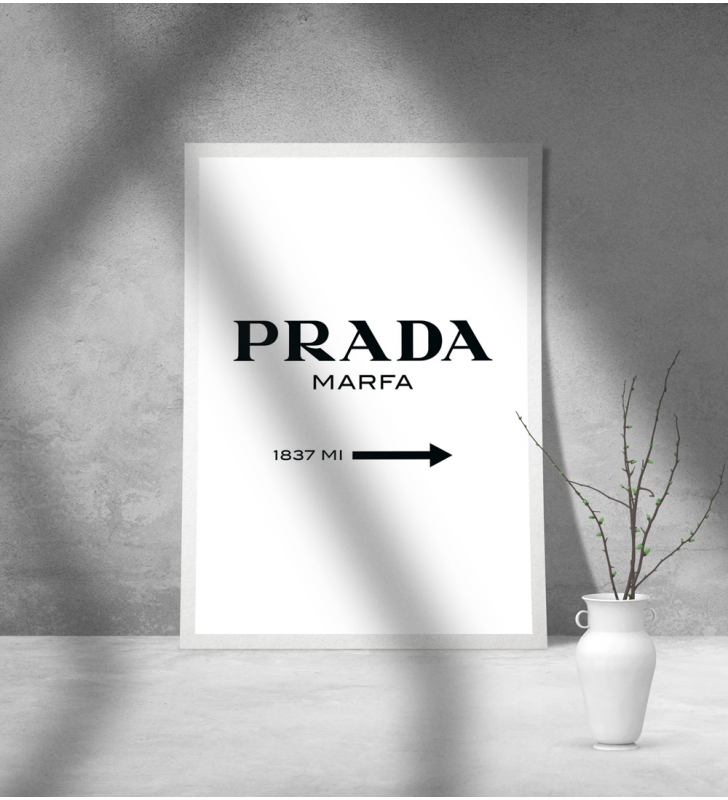 Εκτύπωση σε Αφίσα φωτογραφικό Χαρτί Prada Marfa