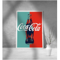 Εκτύπωση σε Αφίσα φωτογραφικό Χαρτί Retro Coca Cola Διαφήμιση