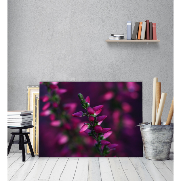 Πίνακας Καμβάς Magenta - ροζ Μπουμπούκι