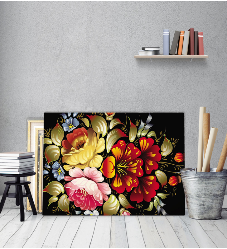 Πίνακας Καμβάς Art Bouquet of Flowers