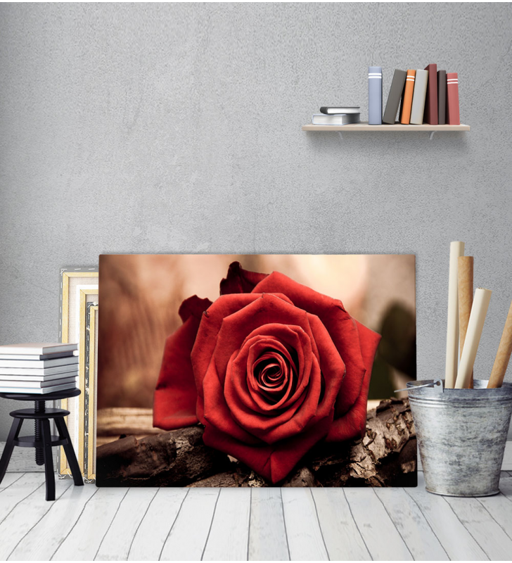 Πίνακας Καμβάς Rose Wood