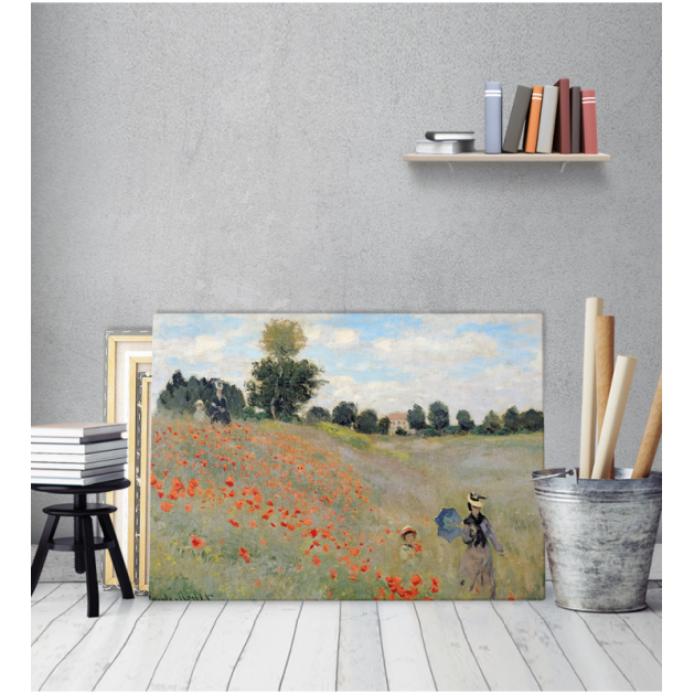 Πίνακας ζωγραφικής σε Καμβά Claude Monet Paparounes