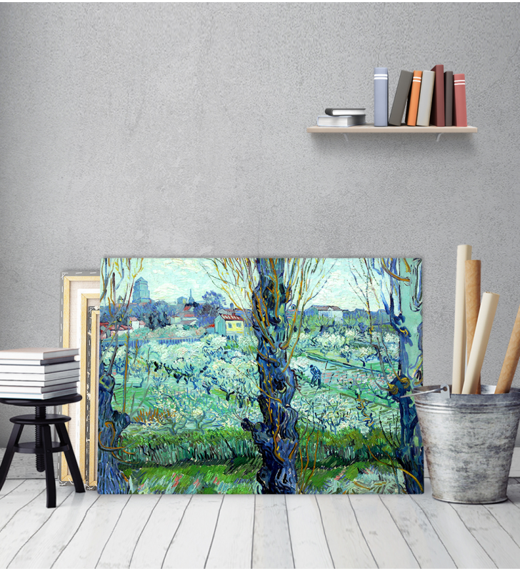 Πίνακας ζωγραφικής σε Καμβά Van Gogh View Of Arles