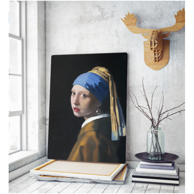 Πίνακας ζωγραφικής σε Καμβά Vermeer Girl With A Pearl Earring