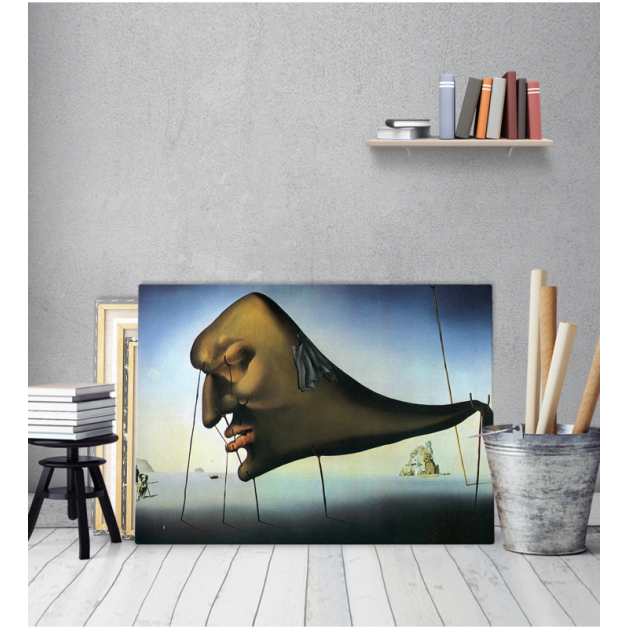 Πίνακας ζωγραφικής σε Καμβά Salvador Dali Sleep Painting