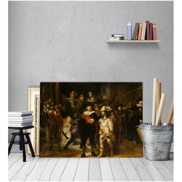 Πίνακας ζωγραφικής σε Καμβά  Rembrandt Night Watch