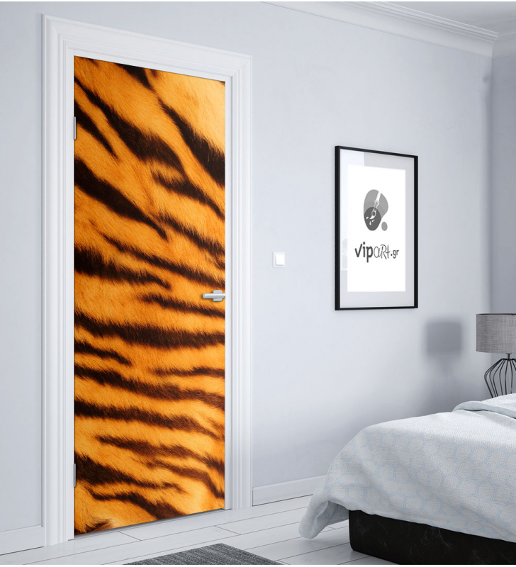 Αυτοκόλλητο Πόρτας με εκτύπωση  "Animal Print"
