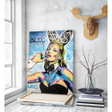 Πίνακας σε Καμβά Kate Moss Playboy Street Art