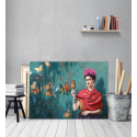 Πίνακας σε Καμβά Butterfly Frida Kahlo