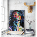 Πίνακας σε Καμβά Portrait painting Art Woman