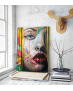 Πίνακας σε Καμβά woman Portrait Pop Art