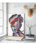 Πίνακας σε Καμβά : modern graffiti woman colors