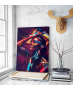 Πίνακας σε Καμβά : sensual girl with colorful bodyart