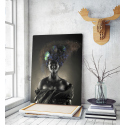 Πίνακας σε Καμβά : Portrait of a beautiful alien lady with an unusual hairstyle