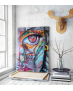 Πίνακας σε Καμβά : Woman Cubism face Girl Portrait Fantasy design