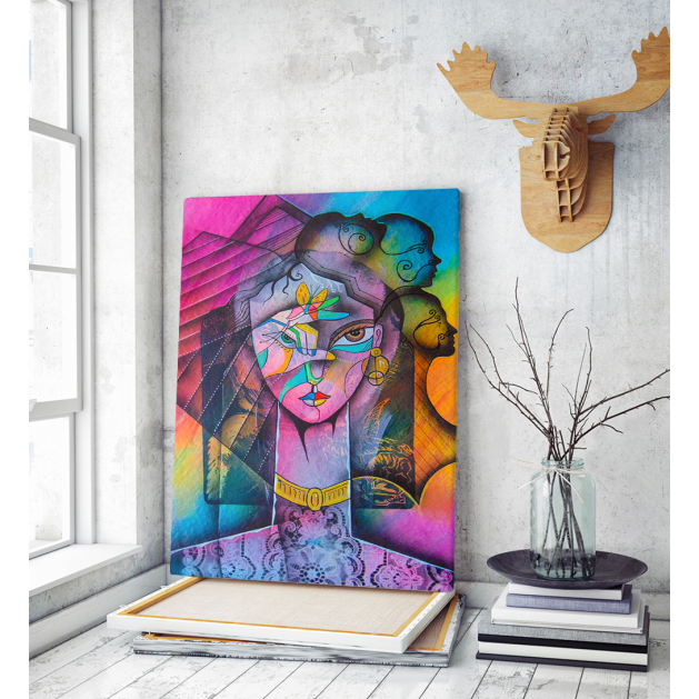 Πίνακας σε Καμβά : Girl portrait Beauty woman art