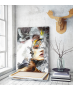 Πίνακας σε Καμβά : mystery portrait painting woman
