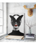 Πίνακας σε Καμβά : woman butterfly red lips