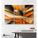 Πίνακας Καμβάς Τρίπτυχος Abstract art paint