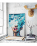 Πίνακας σε Καμβά : Waves portrait painting art