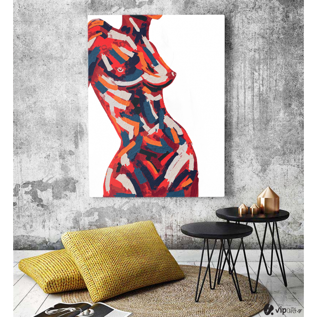 Πίνακας σε Καμβά : Female Body Art