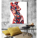 Πίνακας σε Καμβά : Female Body Art