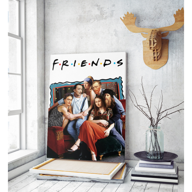 Πίνακας σε Καμβά : Famous Artists Friends